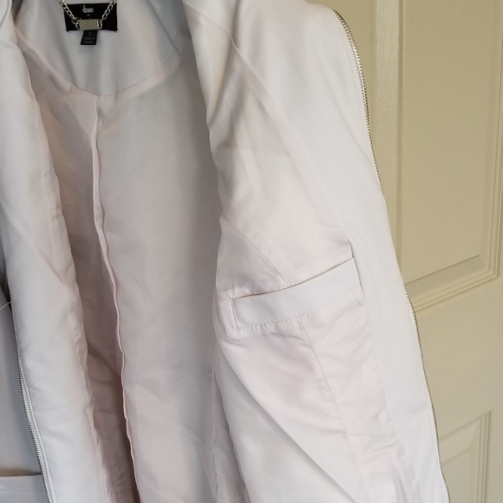 Washable Faux Leather Car Length Coat, EUC - Picture 4 of 11